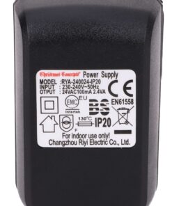 Christmas Concepts® 24v 100mA AC Adaptor Without Lead - Suitable for Christmas Lights - Spare Adaptors