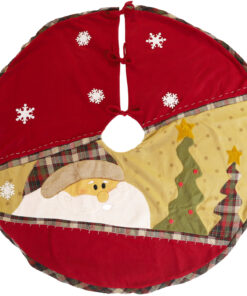 Christmas Concepts® Christmas Tree Skirt - Christmas Decorations (52 Inch (132cm) Santa & Christmas Trees)