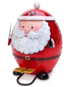 Christmas Concepts® 39cm (15'') Santa Claus Pedal Waste Bin - Christmas Decorations