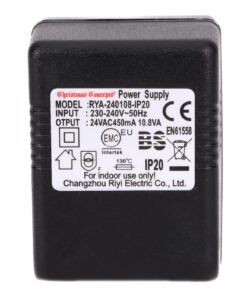 Christmas Concepts® 24v 450ma 10.8va AC Adaptor Without Lead - Suitable for Christmas Lights