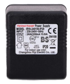 Christmas Concepts® 24V 650MA AC Adaptor Without Lead - Suitable For Christmas Rope Lights + Decorations