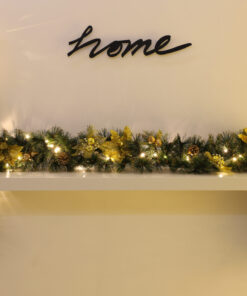 Alternative view of Christmas Concepts® 6ft (72") Pre Lit Gold Decorated Christmas Garland With LED Lights