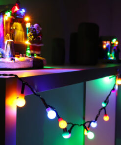Alternative view of Christmas Concepts® 35 Multi Colour LED Berry Lights With 3m Green Cable - Christmas Tree Decorations - Indoor Lights