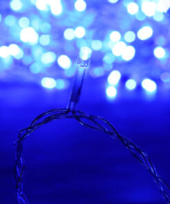 Alternative view of Christmas Concepts® 200 Blue Led Chasing Lights With Transparent Cable 13.9m Length-Christmas Lights