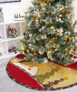 Alternative view of Christmas Concepts® Christmas Tree Skirt - Christmas Decorations (52 Inch (132cm) Santa & Christmas Trees)