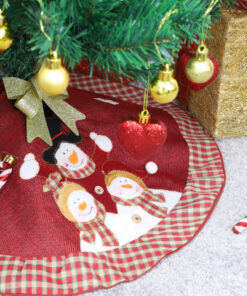 Alternative view of Christmas Concepts® Christmas Tree Skirt - Christmas Decorations (21 Inch Snowman)