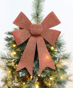 Alternative view of Christmas Concepts® 37cm Shiny Copper Fabric Bow - All Occasion Accessories