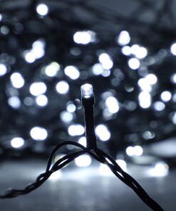 Alternative view of Christmas Concepts® 600 White Super Bright LED Multi Function String Lights - Indoor/Outdoor Lights