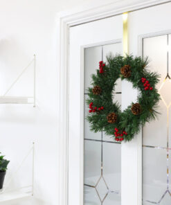 Alternative view of Christmas Concepts® 30cm Decorated Wreath With Pine Cones & Red Berries