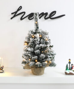 Alternative view of Christmas Concepts® 50cm (20") Pre Lit Table Christmas Tree With LED Lights and Burlap Sack Base