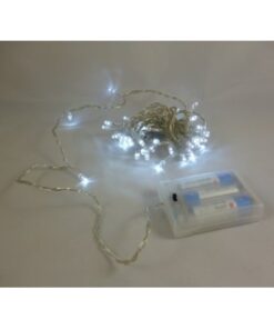 Alternative view of Christmas Concepts® 40 White Battery Operated LED Fairy Lights - 3 Metre Length - Christmas Lights - Bedroom Lights