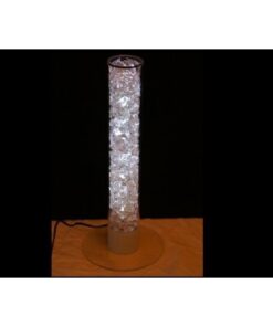 Christmas Concepts® WHITE LED ACRYLIC CYLINDER LAMP-COOL BEDROOM LAMP