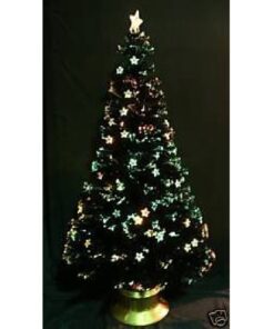 Christmas Concepts® 84 Inch (2.1M) Black Fibre Optic Christmas Tree with Stars