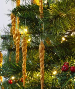 Alternative view of Christmas Concepts® 12cm Glitter Icicle Decorations Christmas Tree Trims (Copper, Pack of 20)