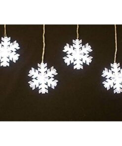 Christmas Concepts® 105 White Led 15 Piece Snowflake Curtain Lights - 2m x 0.9m Length Christmas Lights