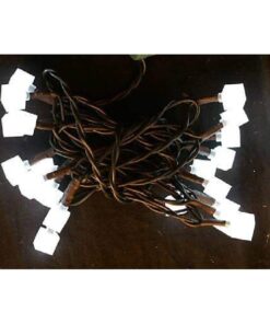 Alternative view of Christmas Concepts® 20 White LED Lights With Cubes - Indoor Use Only - Home or Christmas Lights