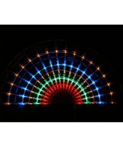 Alternative view of Christmas Concepts® 77cm 144 Multi Led Peacock Tail Light-In/Out Flash- Indoor & Outdoor Lights