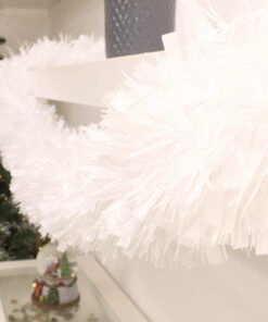 Alternative view of Solid Matt White Chunky/Fine Tinsel-4 metre (TI12)
