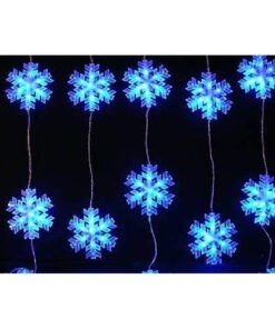 Christmas Concepts® 105 Blue Led 15 Piece Snowflake Curtain Lights - 2m x 0.9m Length Christmas Lights