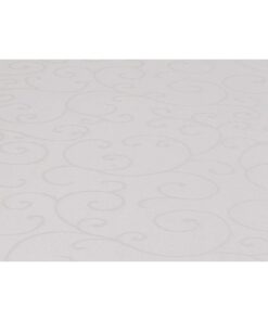 Alternative view of Christmas Concepts® 137cm x 183cm Damask Cream Tablecloth - Swirl Design