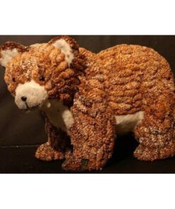 Christmas Concepts® 52cm X 33cm Brown Pinecone Mummy Bear Walking Wood Home or Christmas Decoration (WL33)