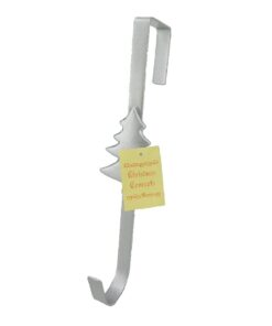 Alternative view of Christmas Concepts® Christmas Metal Wreath Hanger - Silver Tree Design - 29cm