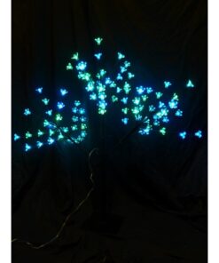 Alternative view of 80cm LED Light Up Cherry Blossom Tree - Indoor/Outdoor Decoration - Luxury Tree Decorations (Lime Green & Blue)
