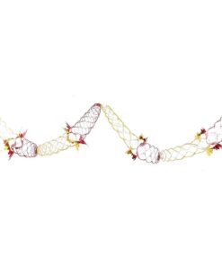 Alternative view of Christmas Concepts® Pack Of 2 9ft Foil Garland Festive Hanging Decorations - Christmas Decorations (Red & Gold)