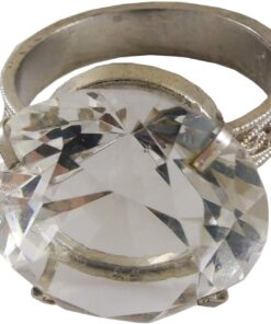 Christmas Concepts® 6.5cm Diamond Ring Style Napkin Ring - Balloon Weight - Wedding Decoration - Dinner Parties.