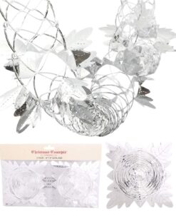 Christmas Concepts® Pack Of 2 9ft Garland Festive Hanging Decorations - Silver