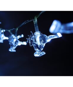 Alternative view of Christmas Concepts® 20 White Battery Operated LED Lights with Shades On 2.3M Cable (Clear Reindeer)