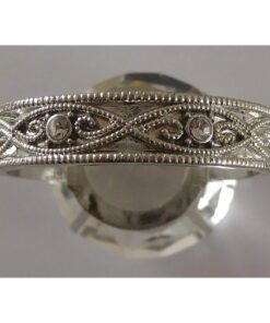 Alternative view of Christmas Concepts® 6.5cm Diamond Ring Style Napkin Ring - Balloon Weight - Wedding Decoration - Dinner Parties.