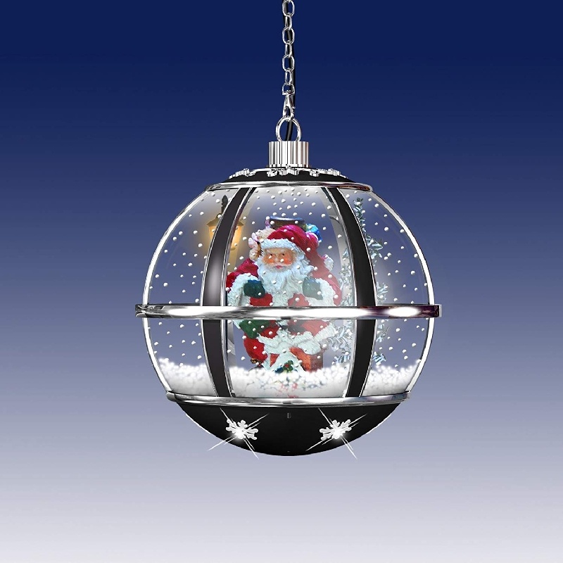 hanging snow globe lamp