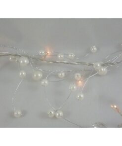 Christmas Concepts® Beaded Light Garland - 2.7 Metre Length - 50 Clear Micro Lights - Home Or Christmas Lights