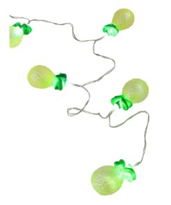 Alternative view of Christmas Concepts® 10 White Battery Operated LED Lights with Shades - Christmas String Lights - Party Lights - Decorative Lighting (Pineapple Shade)
