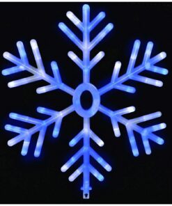 Christmas Concepts® 60cm Light Up Snowflake Christmas Decoration Blue/White Colour Changing LED Lights