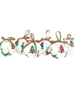 Christmas Concepts® Pack Of 6 Tartan Design Christmas Baubles Christmas Decorations (Tree & Reindeer)