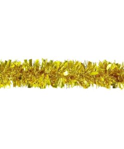 Alternative view of Christmas Concepts® 2 Metre Chunky/Fine Christmas Tinsel - Christmas Decoration Tinsel (Gold)