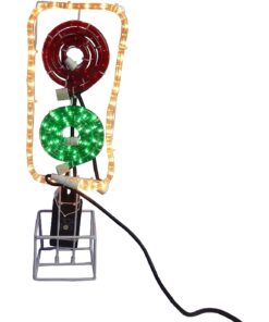 Alternative view of Christmas Concepts® 61cm Red/Green Traffic Light Rope Light Indoor/Outdoor use- Christmas Decoration