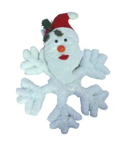 Alternative view of Christmas Concepts® 51cm Light Up Santa On Snowflake Christmas Decoration With Multi Coloured LED Lights