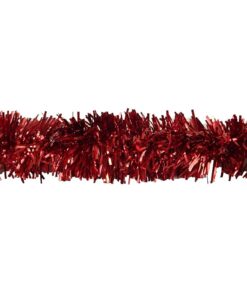 Alternative view of Christmas Concepts® 2.7metre x 5cm Red Christmas/Fashion Tinsel