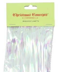 Alternative view of Shiny Lametta - Christmas Tree Decorations (Iridescent)
