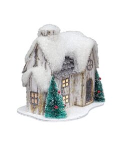 Alternative view of Christmas Concepts® 7" LED Light Up Cottage - Traditional Christmas Decorations - Luxury Christmas Trimmings