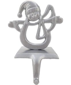 Alternative view of Christmas Concepts® Silver Snowman Christmas Stocking Hanger