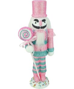 Christmas Concepts® 30cm (12") Glitter Foam Christmas Nutcracker Soldier Decoration Christmas Decorations (Pink)