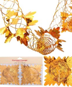 Christmas Concepts® Pack Of 2 9ft Garland Festive Hanging Decorations - Copper