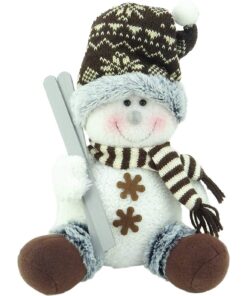 Christmas Concepts® Snowman Winter Wonderland Christmas Decorations (9", Sitting Santa Hat)