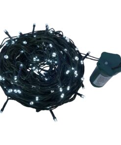 Christmas Concepts® 200 White Battery Operated LED Lights With Built In Battery Box - 20M Length - Indoor/Outdoor Use - Garden/Party Lights.