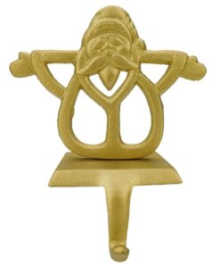Alternative view of Gold Santa Stocking Hanger