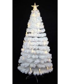 Alternative view of Christmas Concepts® 6ft (1.8M) Fibre Optic Iridescent Photograph Christmas Tree With Warm White LED Lights